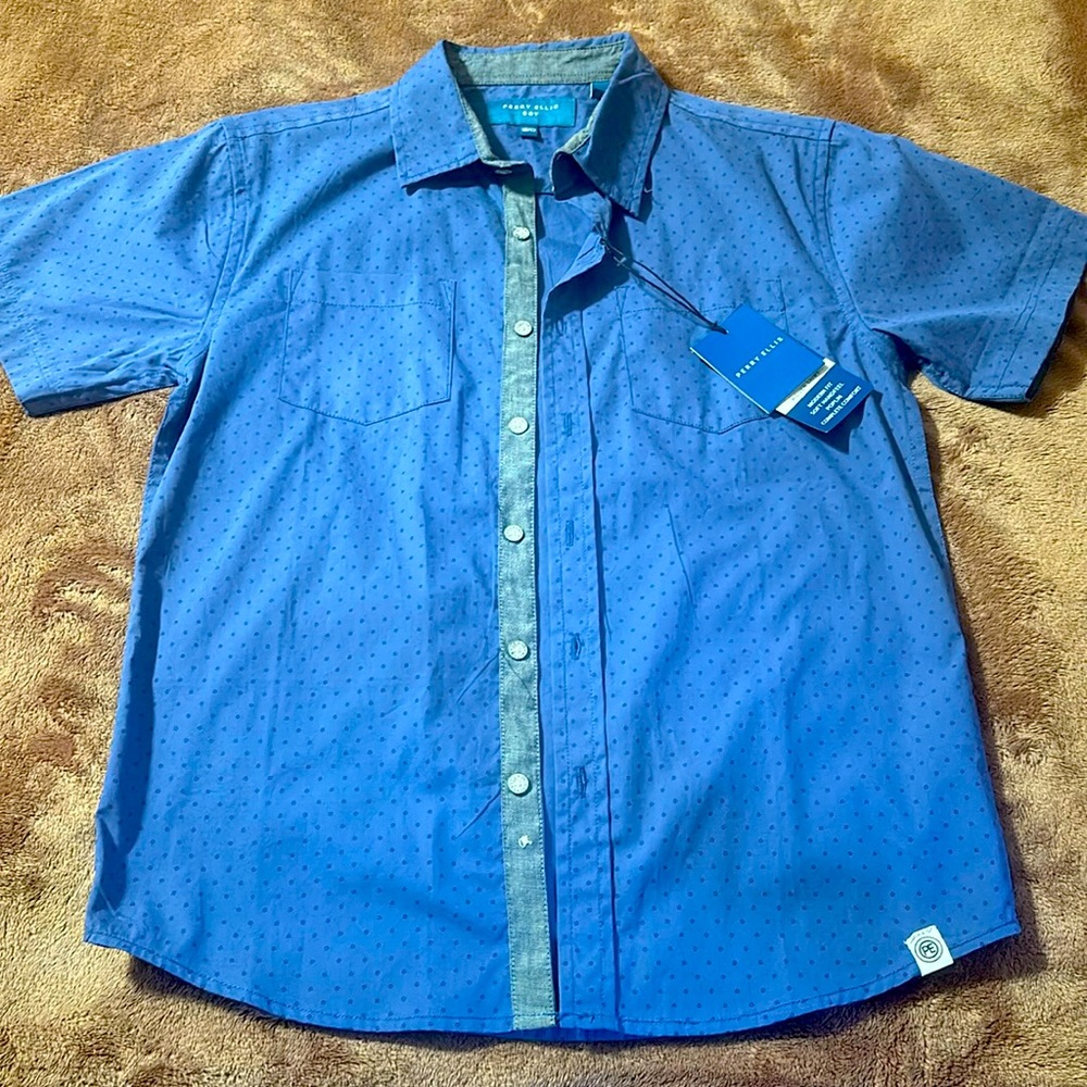 Perry Ellis Boy Button Down Shirt.